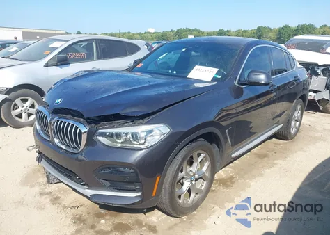 2020 BMW X4 xDrive30I z USA, uszkodzony, nr VIN 5UX2V1C0XL9C04110
